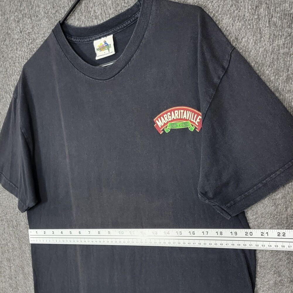 Vintage Jimmy Buffett Margaritaville T-Shirt Mens Large Black Imported Tequila - Picture 7 of 10